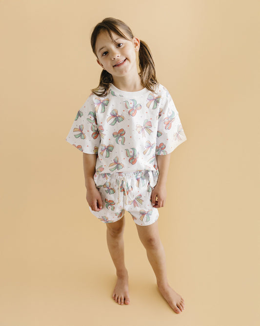 LPK Shorts Set - Happy Bows