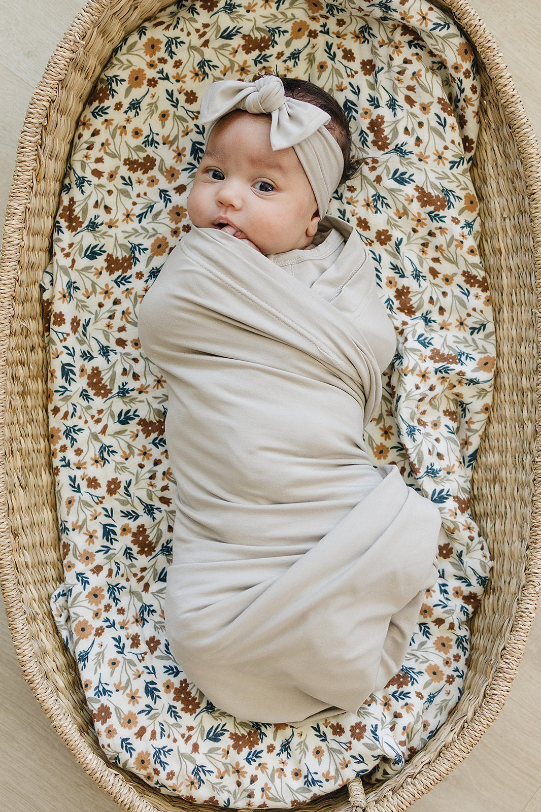 Mebie Baby Bamboo Head Wrap - Oatmeal