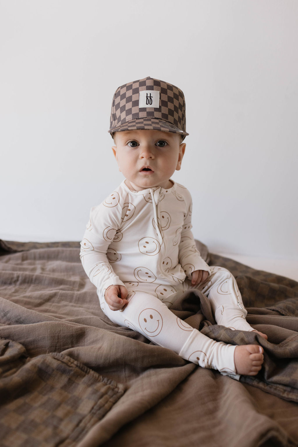 Forever French Bamboo Zip Pajamas - Just Smile