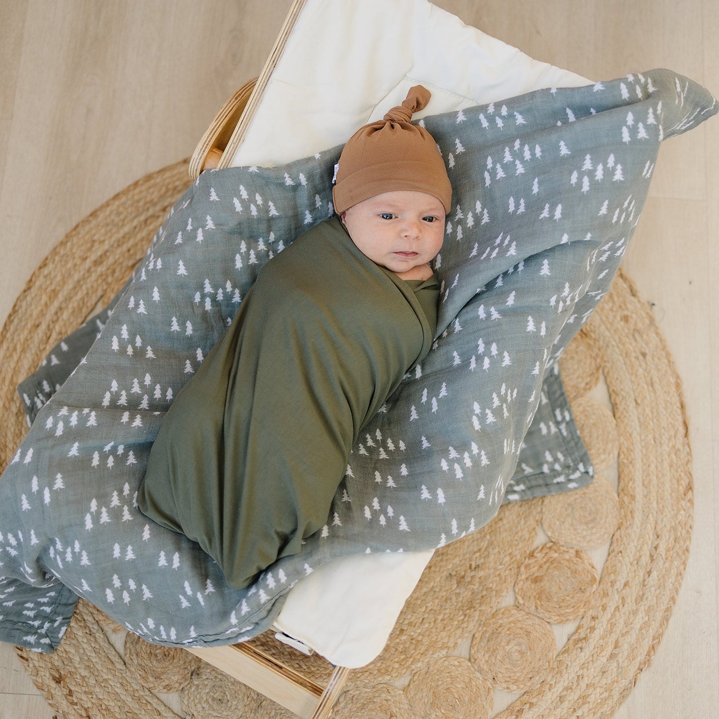 Mebie Baby Bamboo Newborn Knot Hat - Mustard