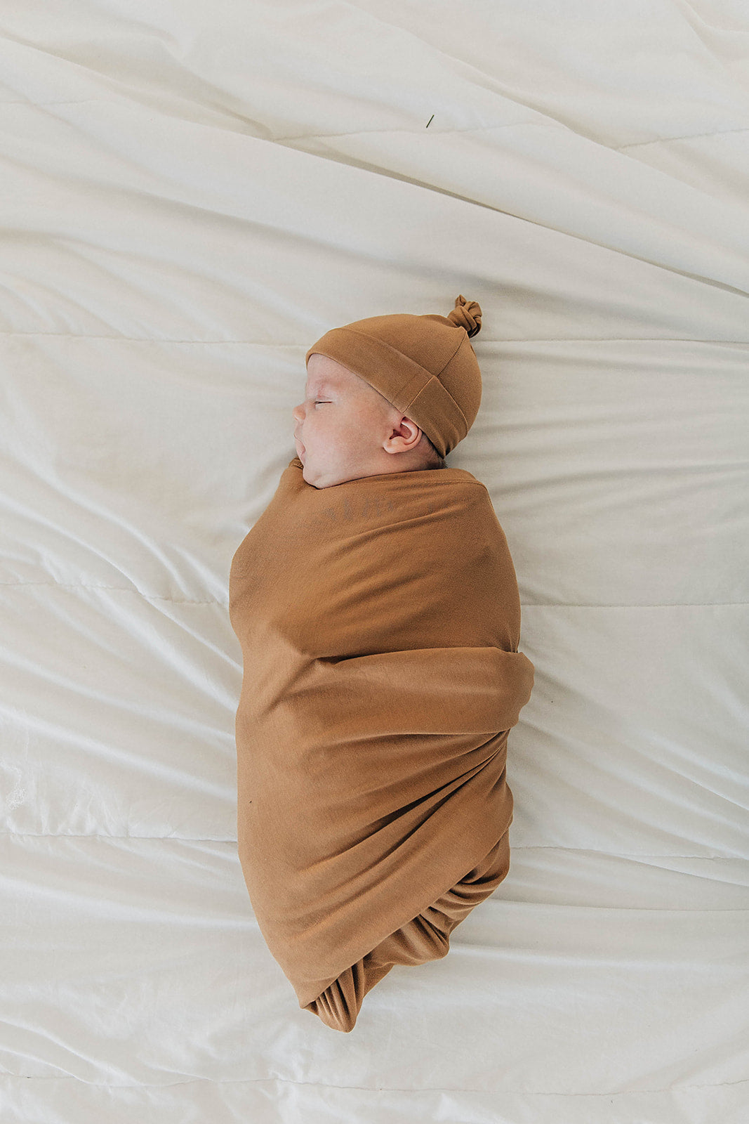 Mebie Baby Bamboo Newborn Knot Hat - Mustard