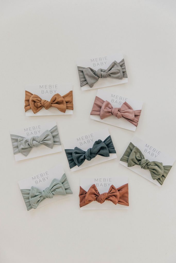 Mebie Baby Bamboo Head Wrap - Rust