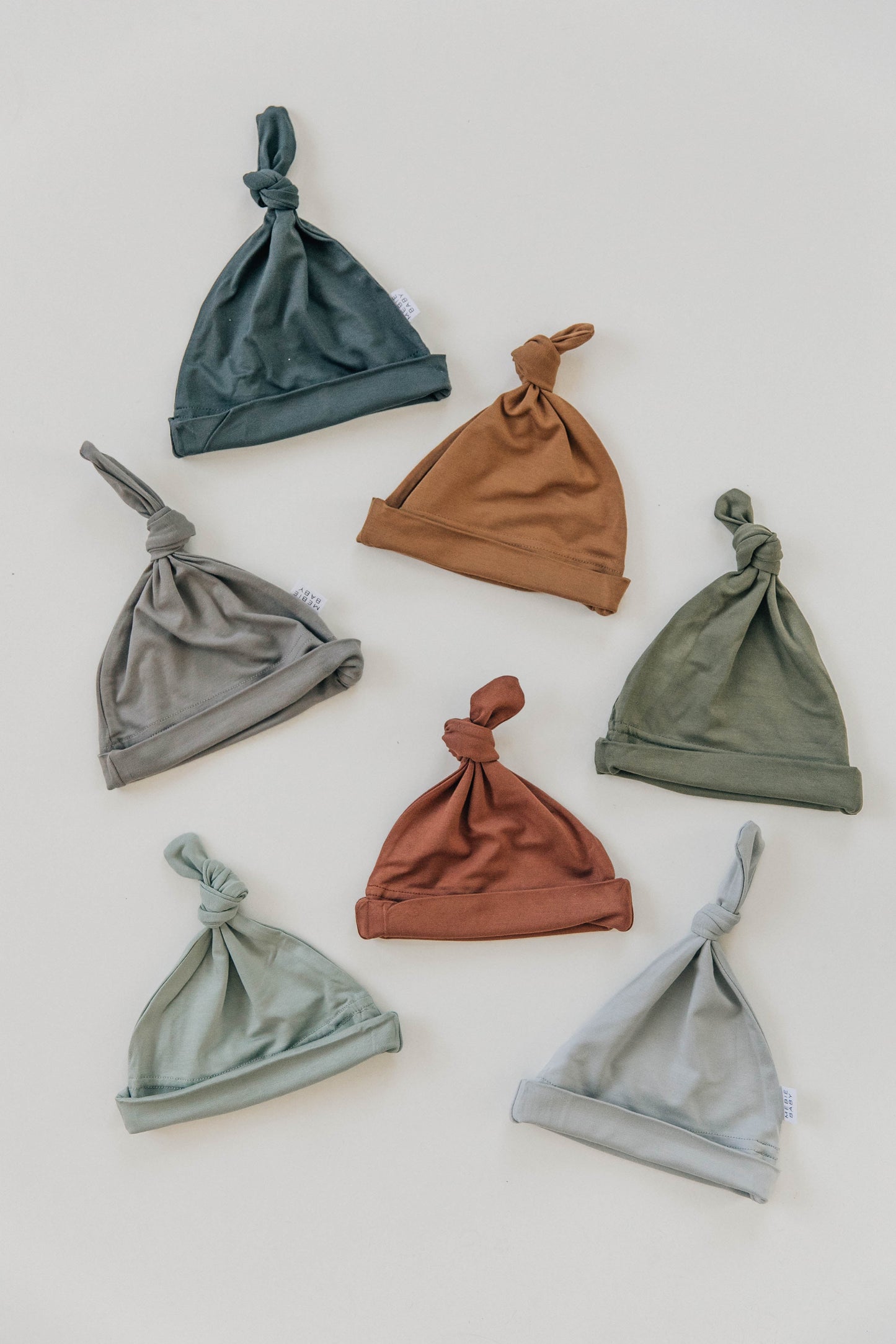 Mebie Baby Bamboo Newborn Knot Hat - Rust