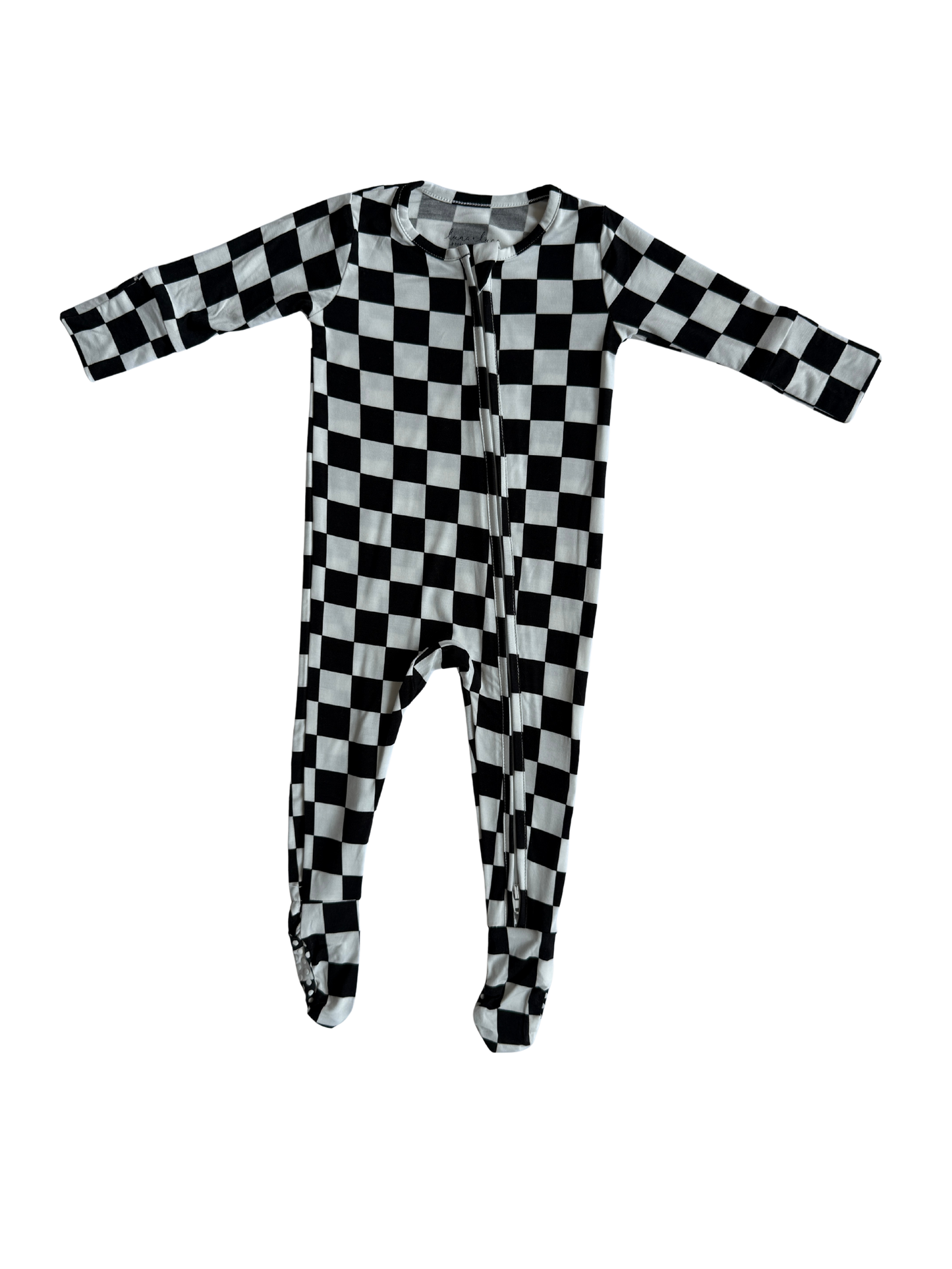 Luna + Luca Checkered Bamboo Jumpsuit