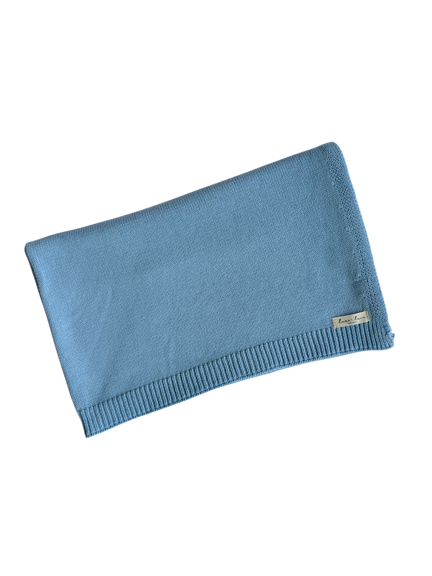 Luna + Luca Classic Baby Blanket - Powder Blue