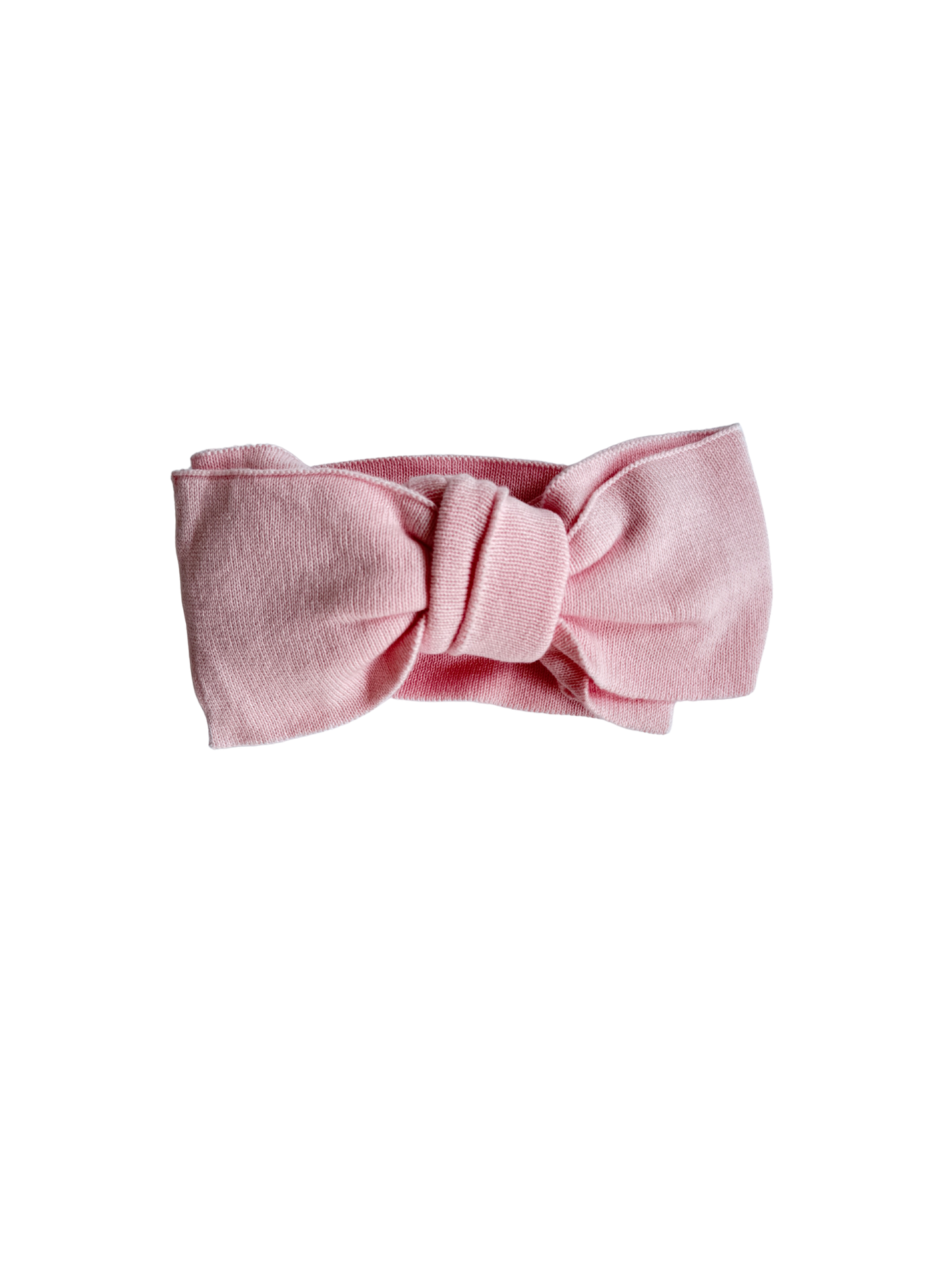 Luna + Luca Classic Bow Headband - Powder Pink