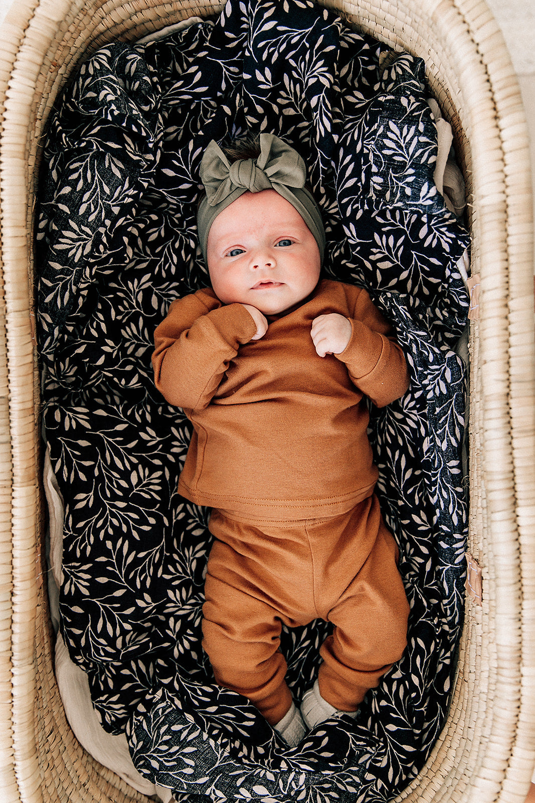 Mebie Baby Bamboo Head Wrap - Olive