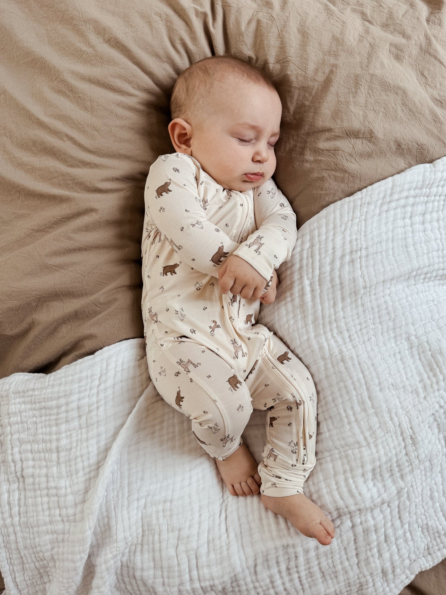 Luna + Luca Woodland Forest Bamboo Jumpsuit