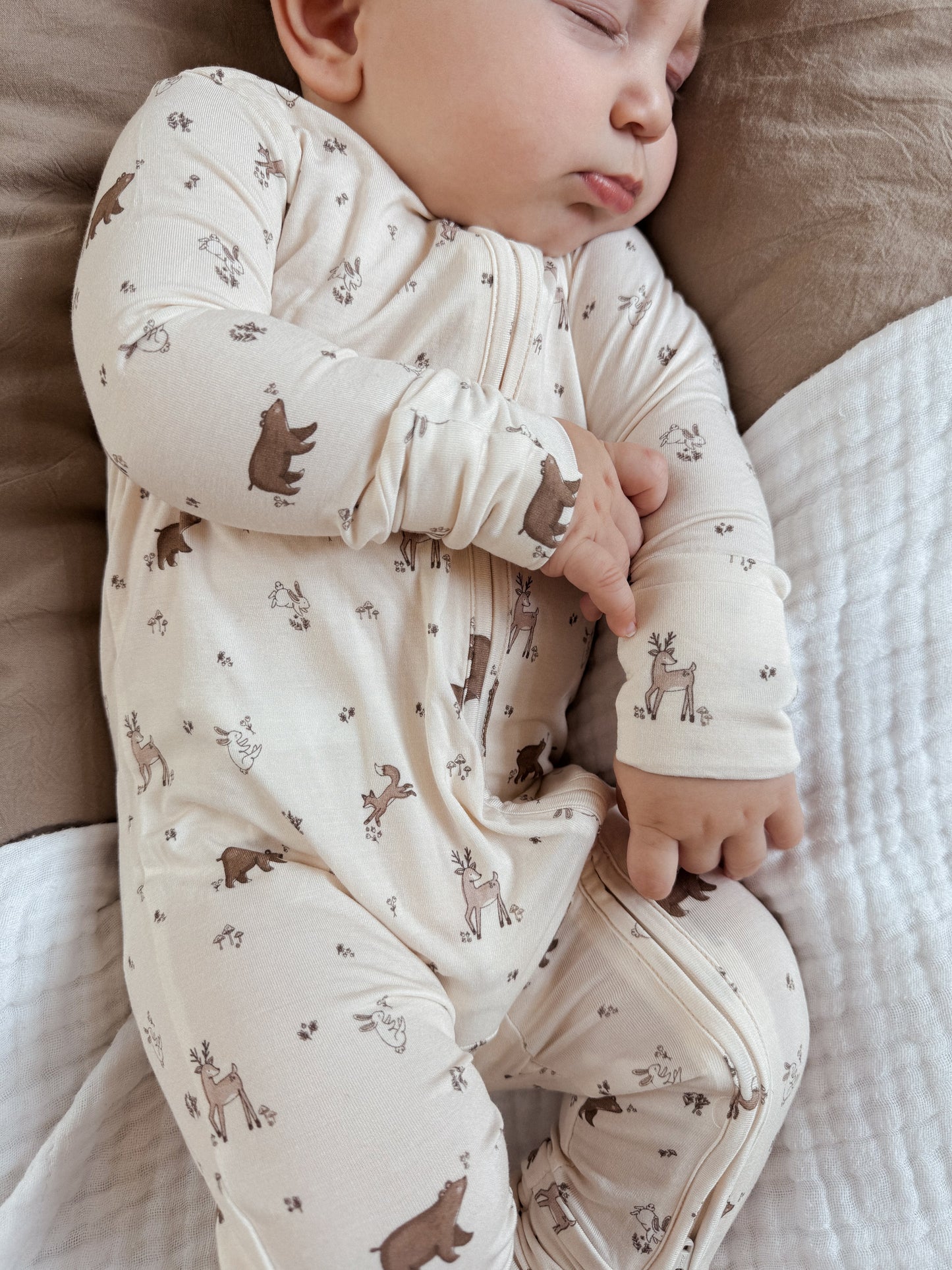 Luna + Luca Woodland Forest Bamboo Jumpsuit