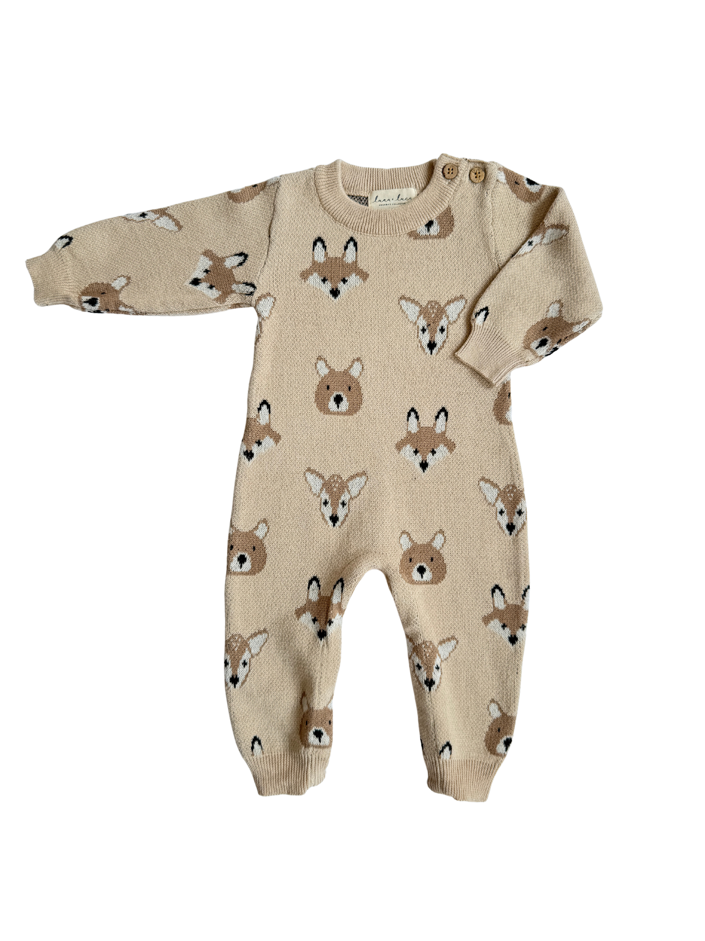 Luna + Luca Woodland Jacquard Jumpsuit