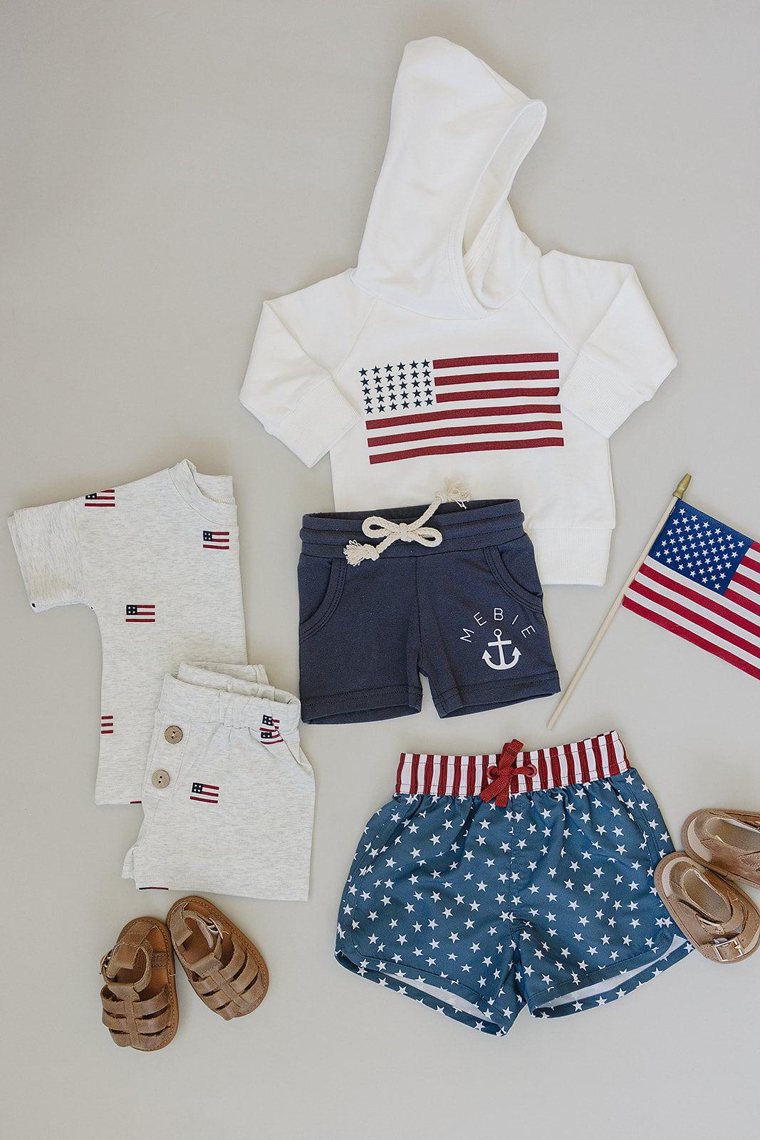 Mebie Baby Flag Hoodie