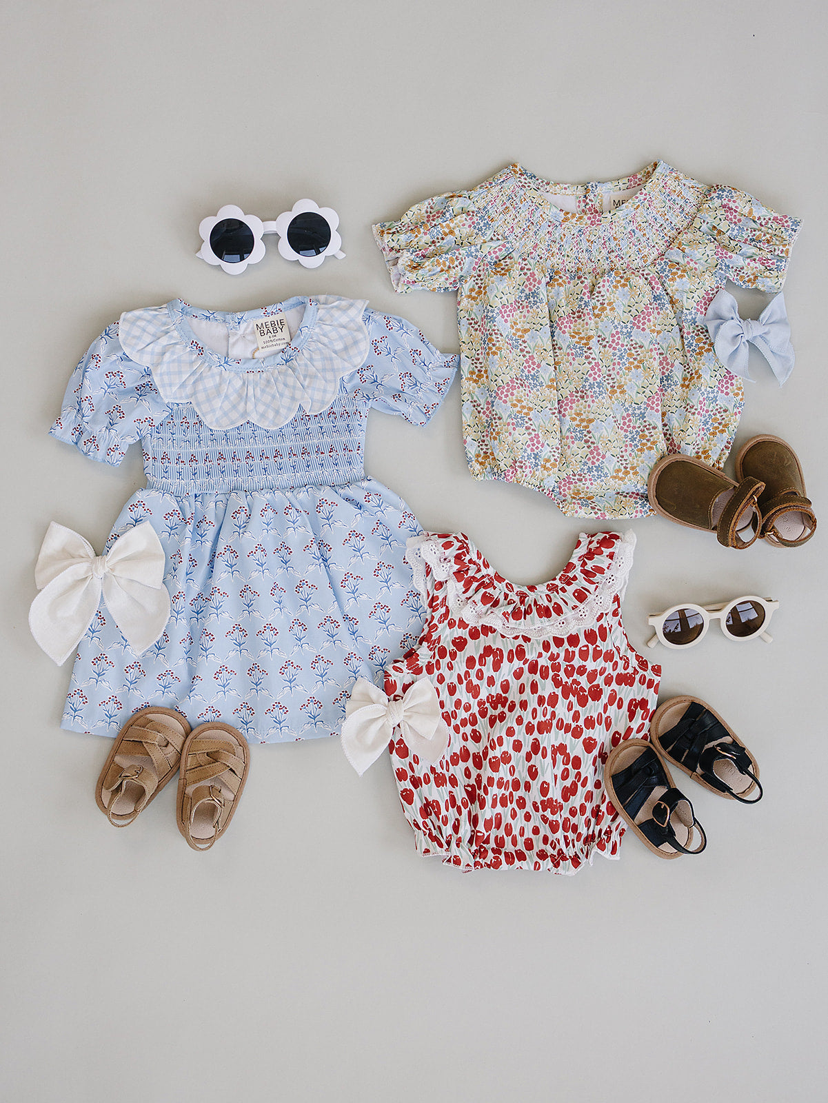 Mebie Baby Summer Meadow Romper