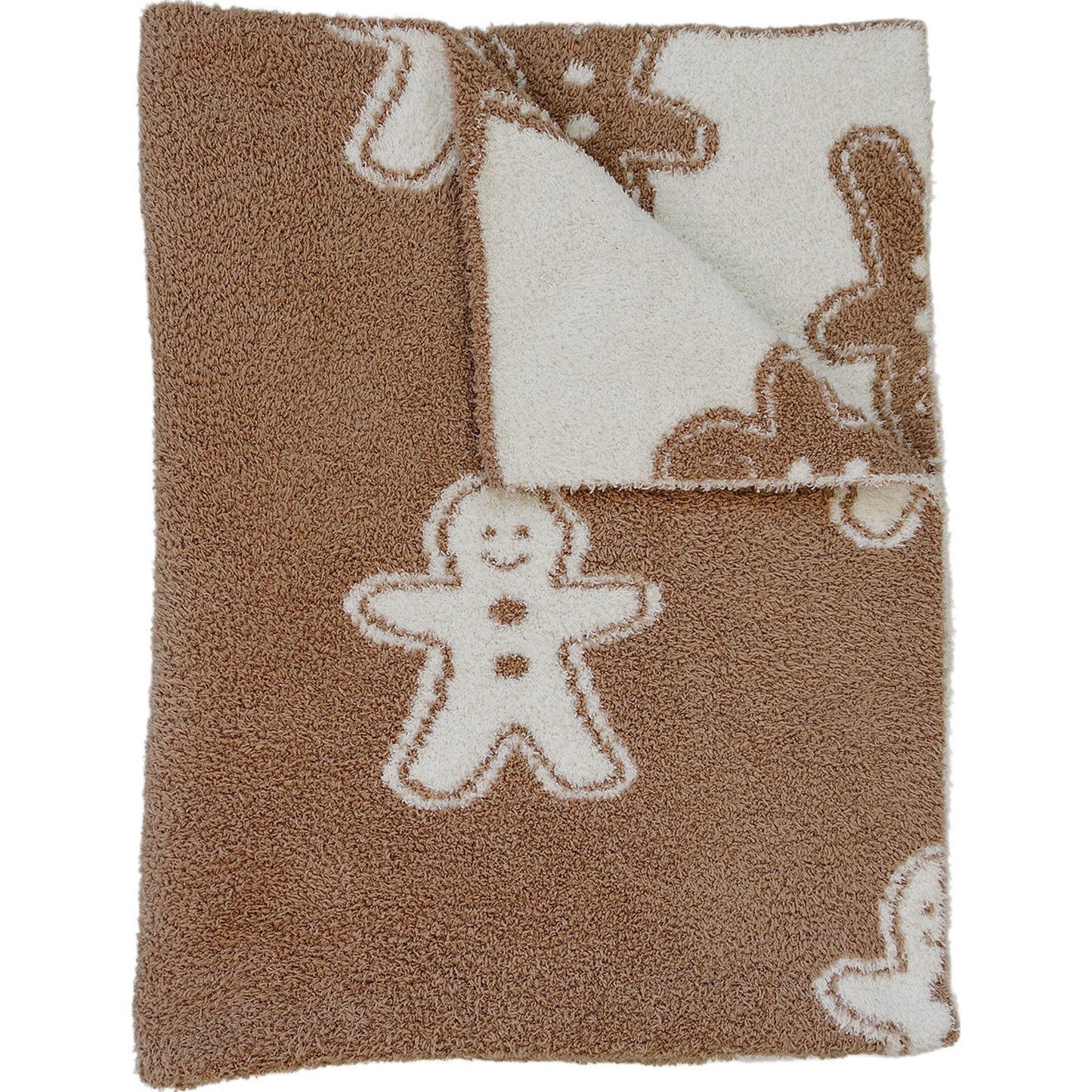 Mebie Baby Gingerbread Plush Blanket
