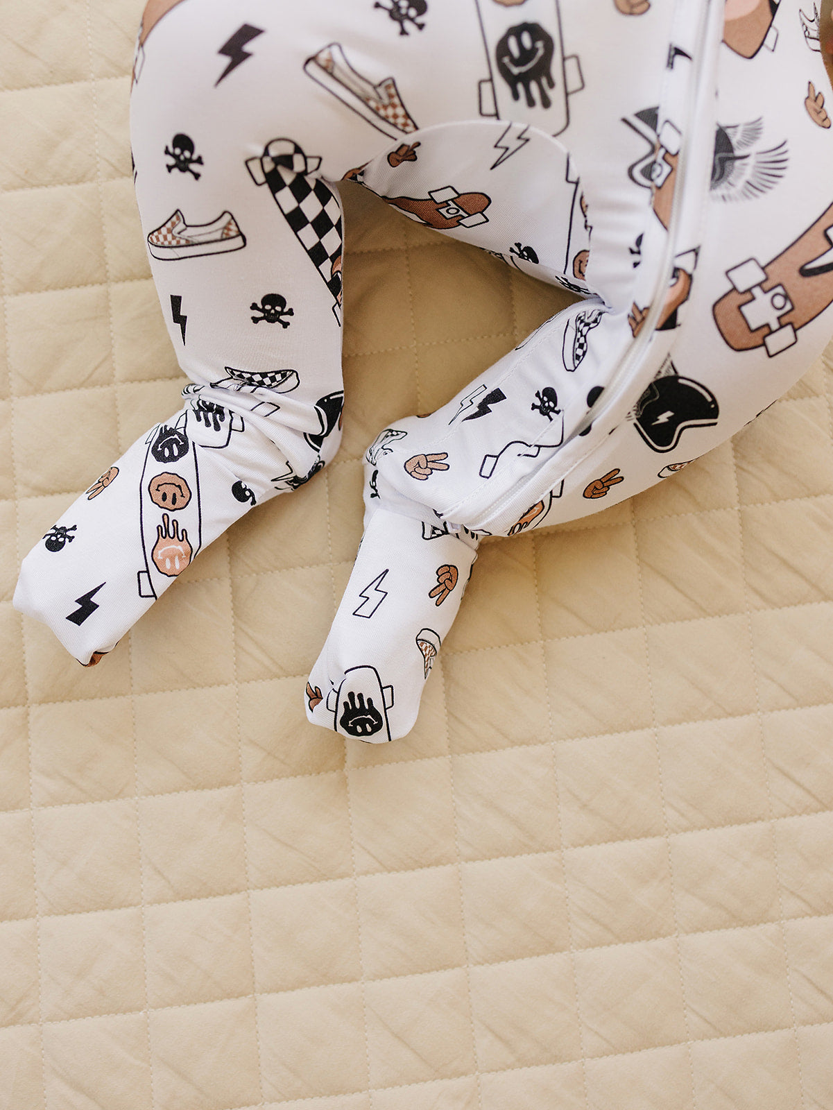 LPK Bamboo Zip Romper - Sk8er