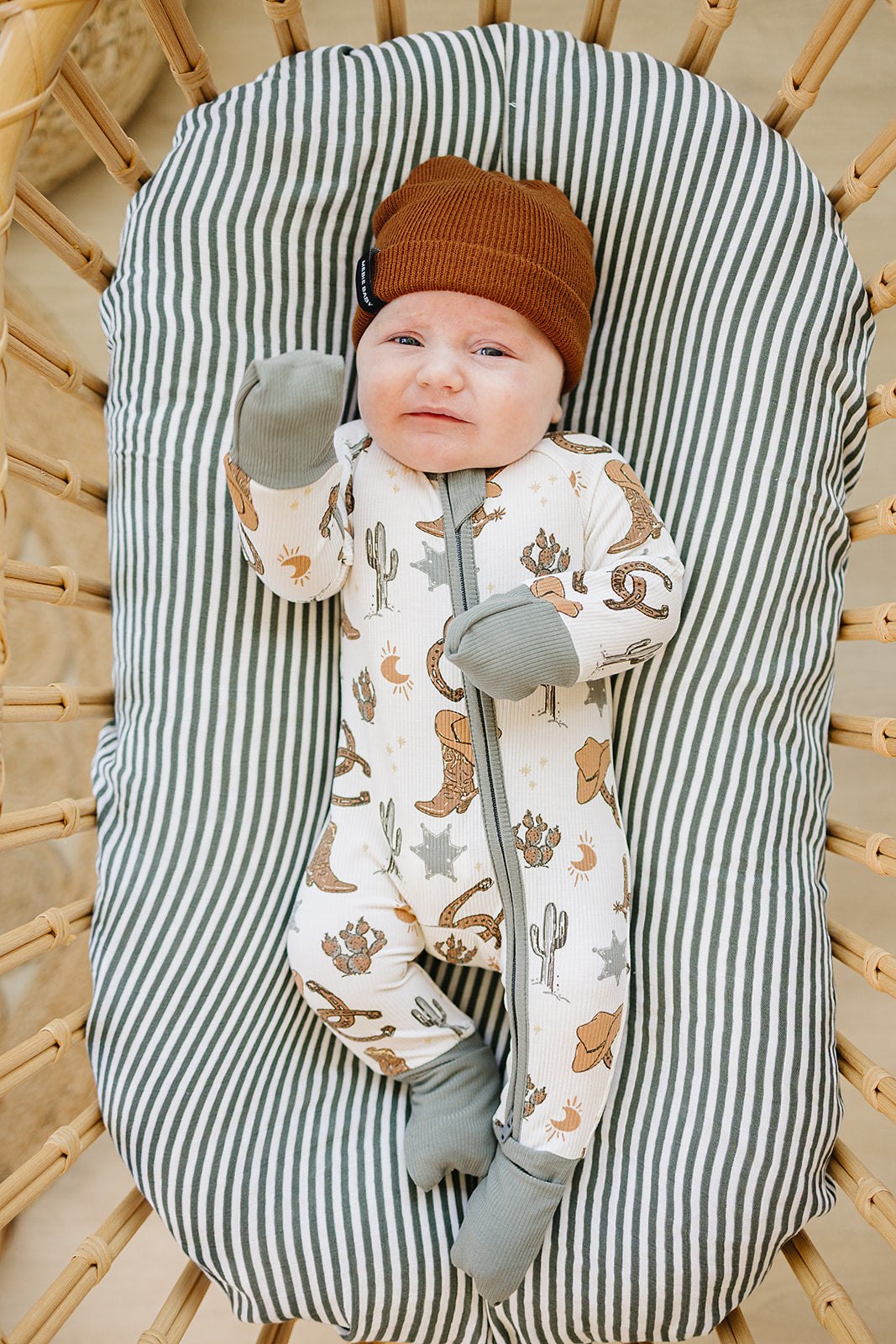 Mebie Baby Bamboo Romper - Outlaw Cowboy
