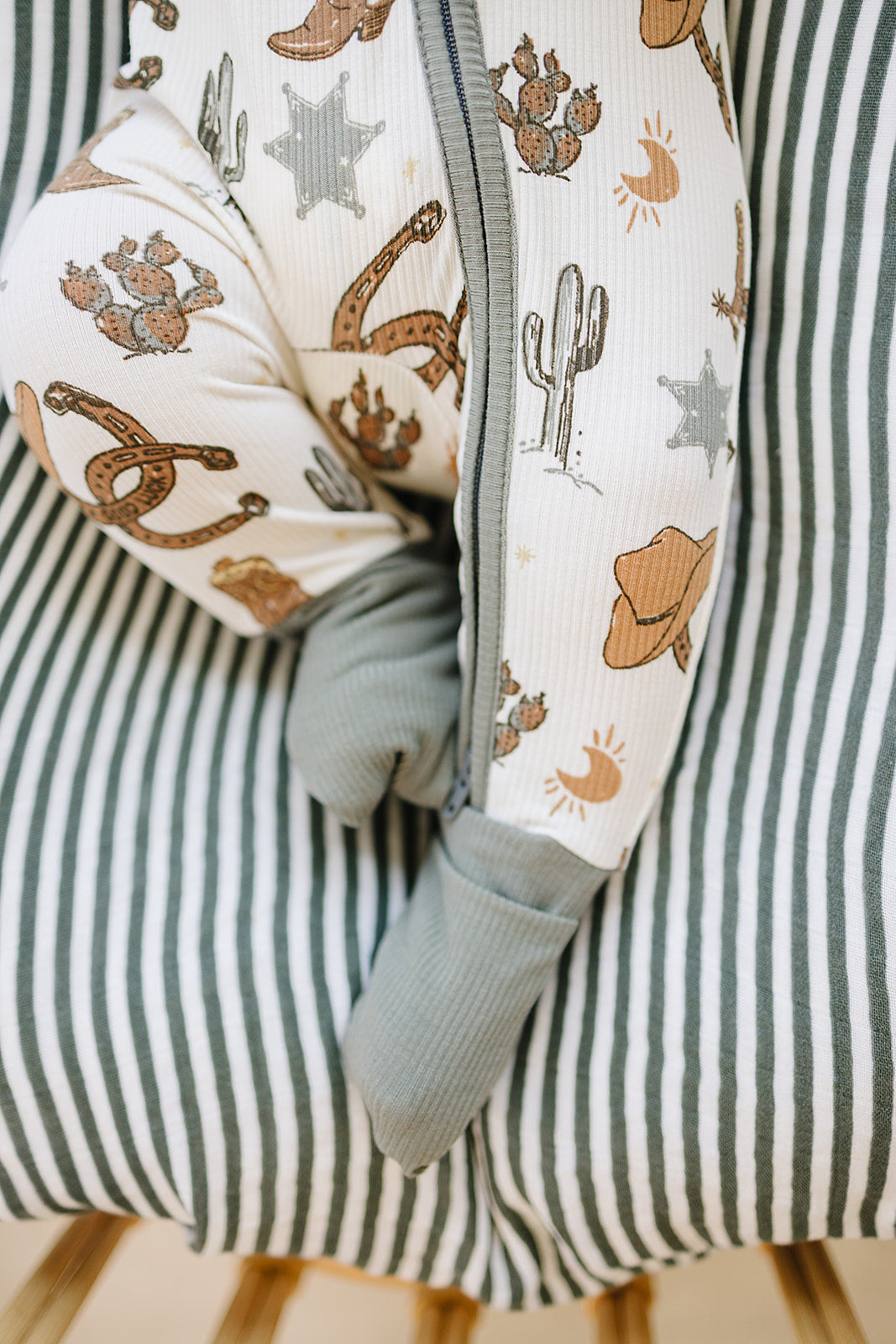 Mebie Baby Bamboo Romper - Outlaw Cowboy