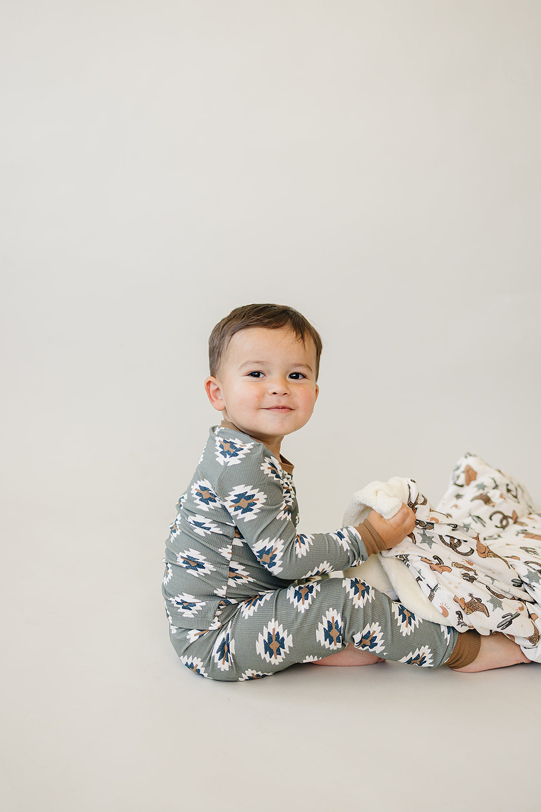 Mebie Baby Bamboo Fleece Quilt - Outlaw Cowboy