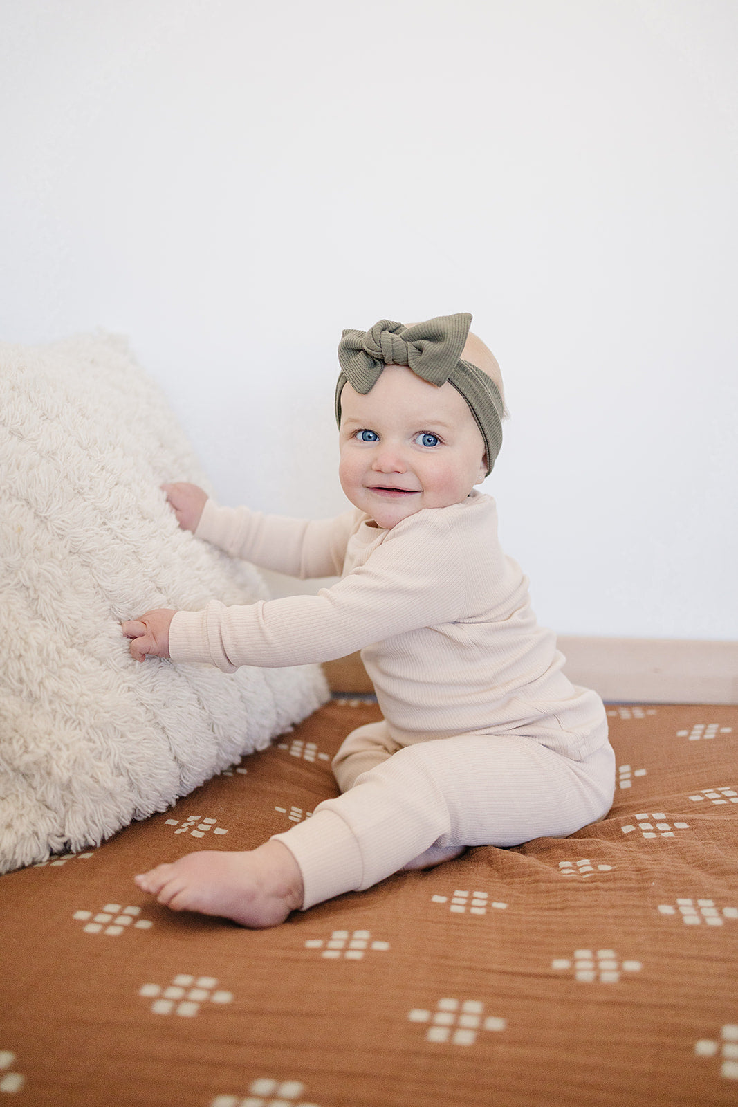 Mebie Baby Bamboo Head Wrap - Olive