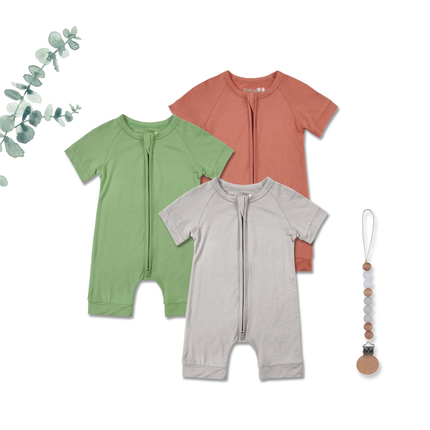 Petelulu Short Sleeve Romper