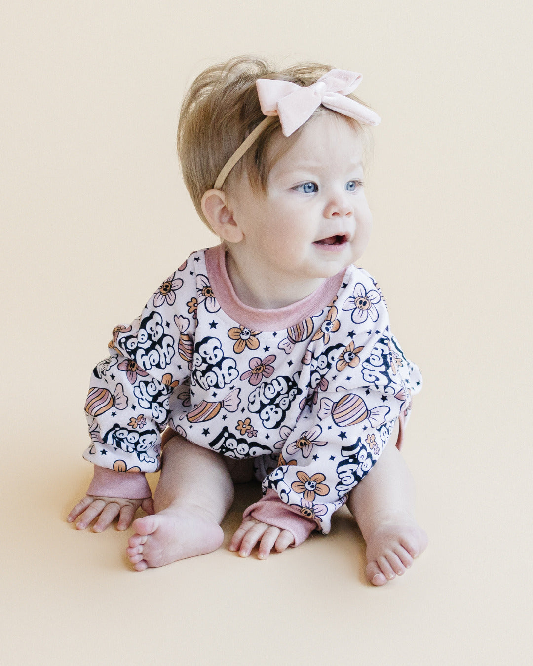 LPK Bubble Romper - Hey Boo