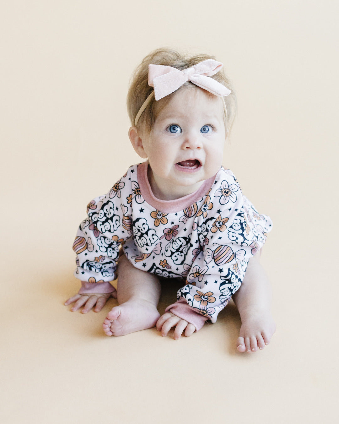 LPK Bubble Romper - Hey Boo