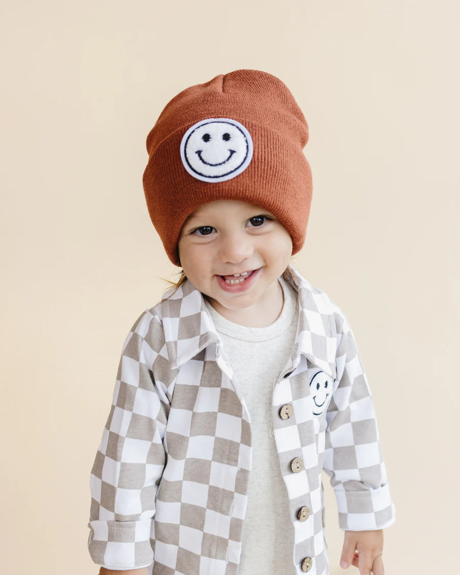 LPK Smiley Beanie - Rust