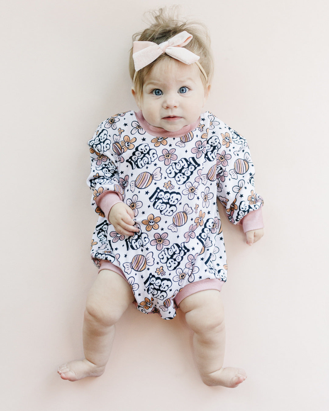 LPK Bubble Romper - Hey Boo