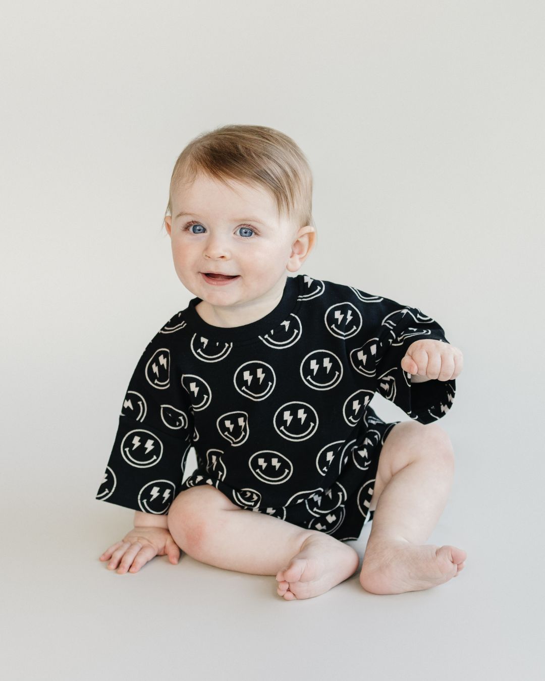 LPK Shorts Set - Electric Smiley