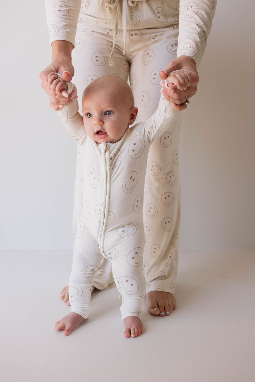 Forever French Bamboo Zip Pajamas - Just Smile