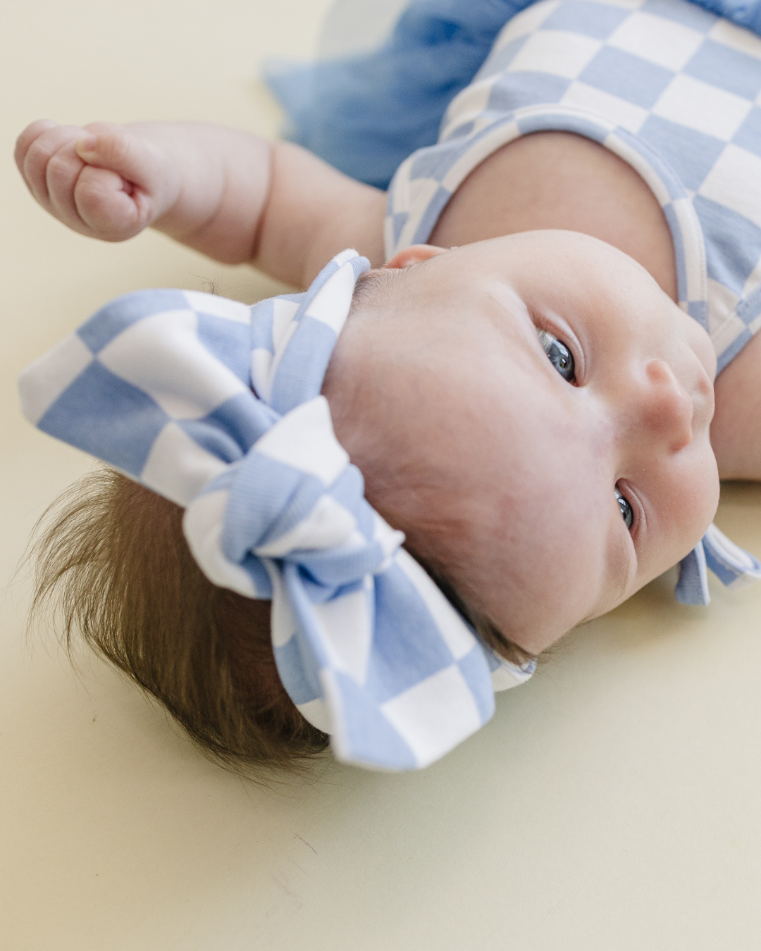 LPK Checkered Headband | Blue