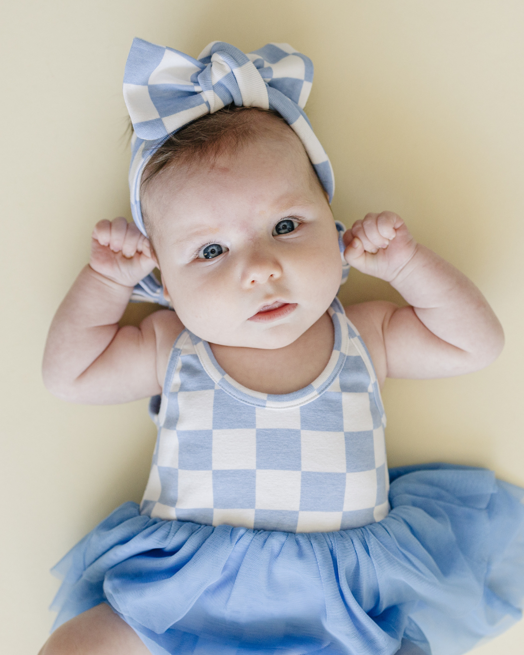 LPK Checkered Headband | Blue