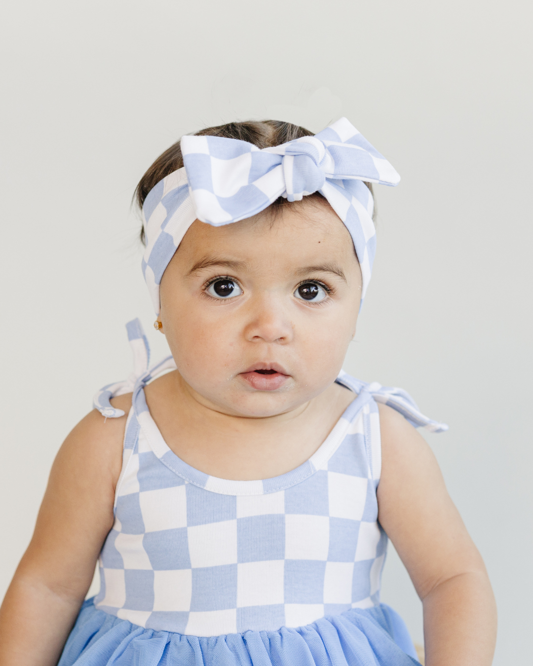 LPK Checkered Headband | Blue