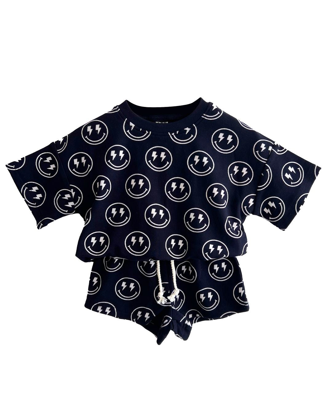 LPK Shorts Set - Electric Smiley