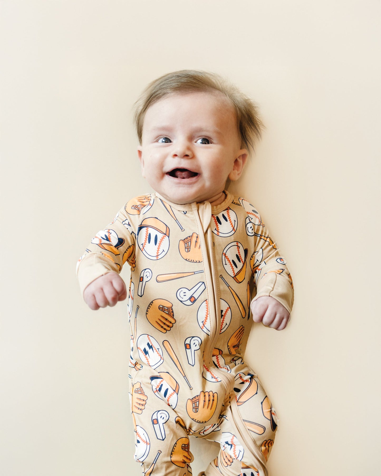 LPK Bamboo Zip Romper - Cool Catch