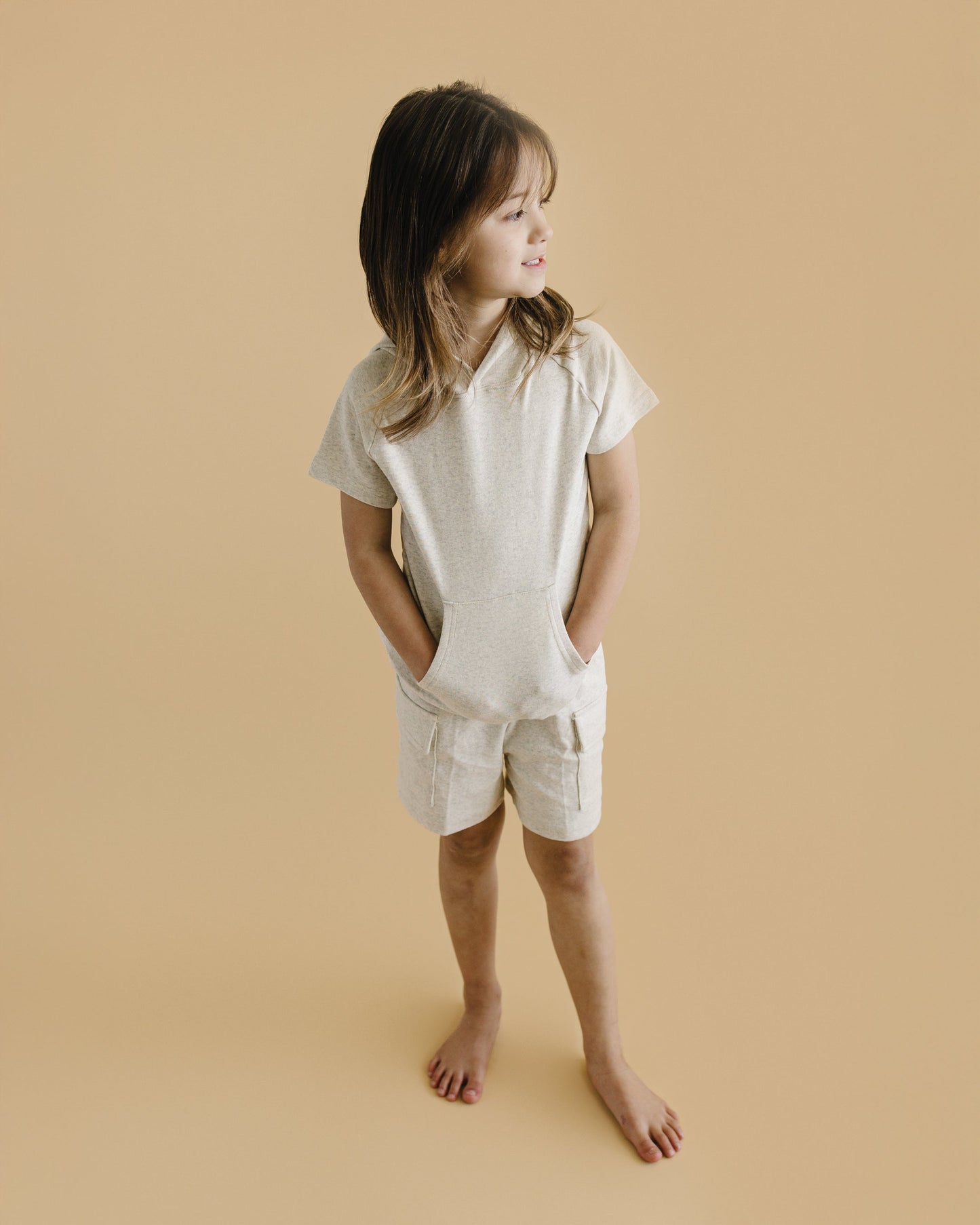 LPK Cargo Shorts Set - Oatmeal