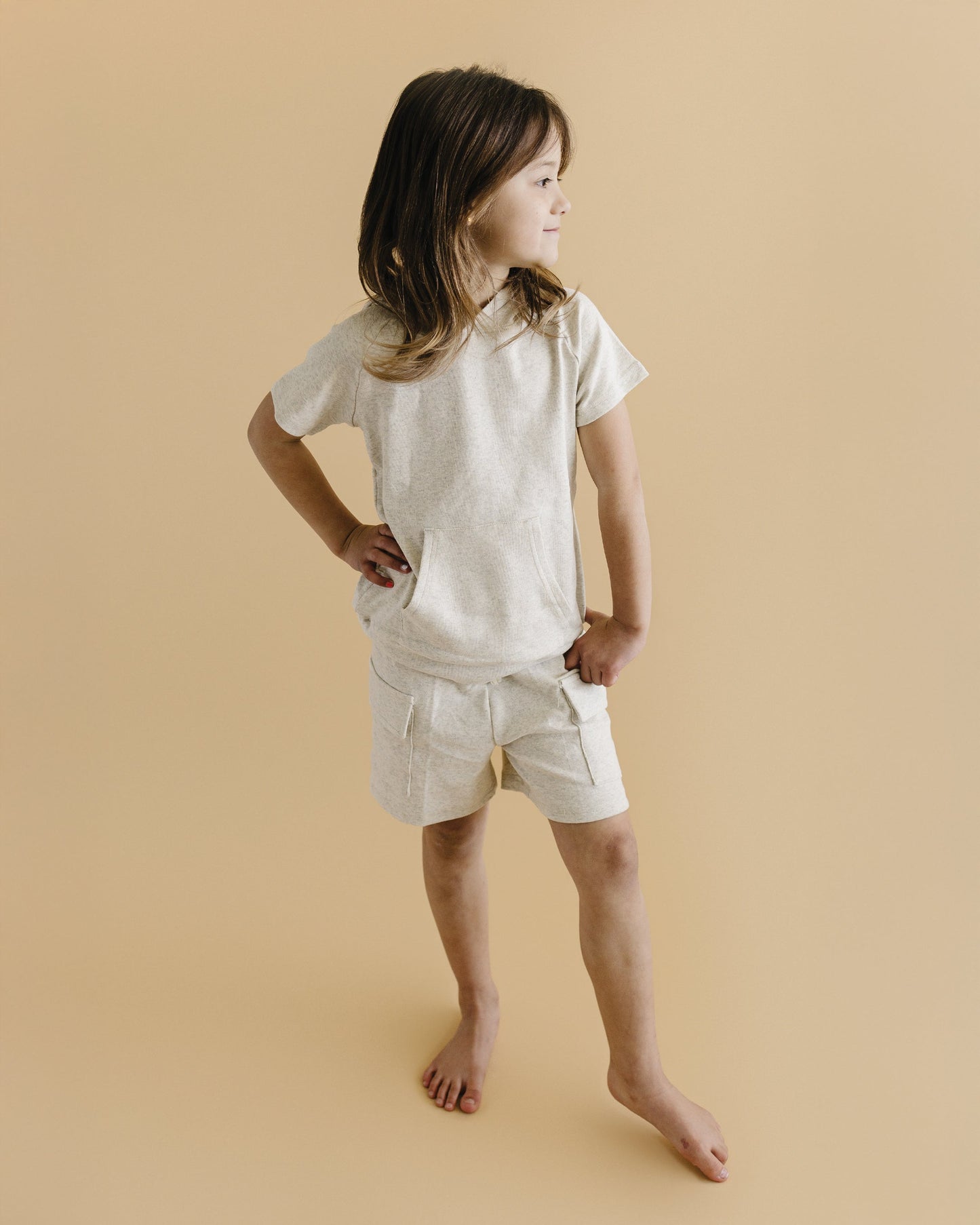 LPK Cargo Shorts Set - Oatmeal