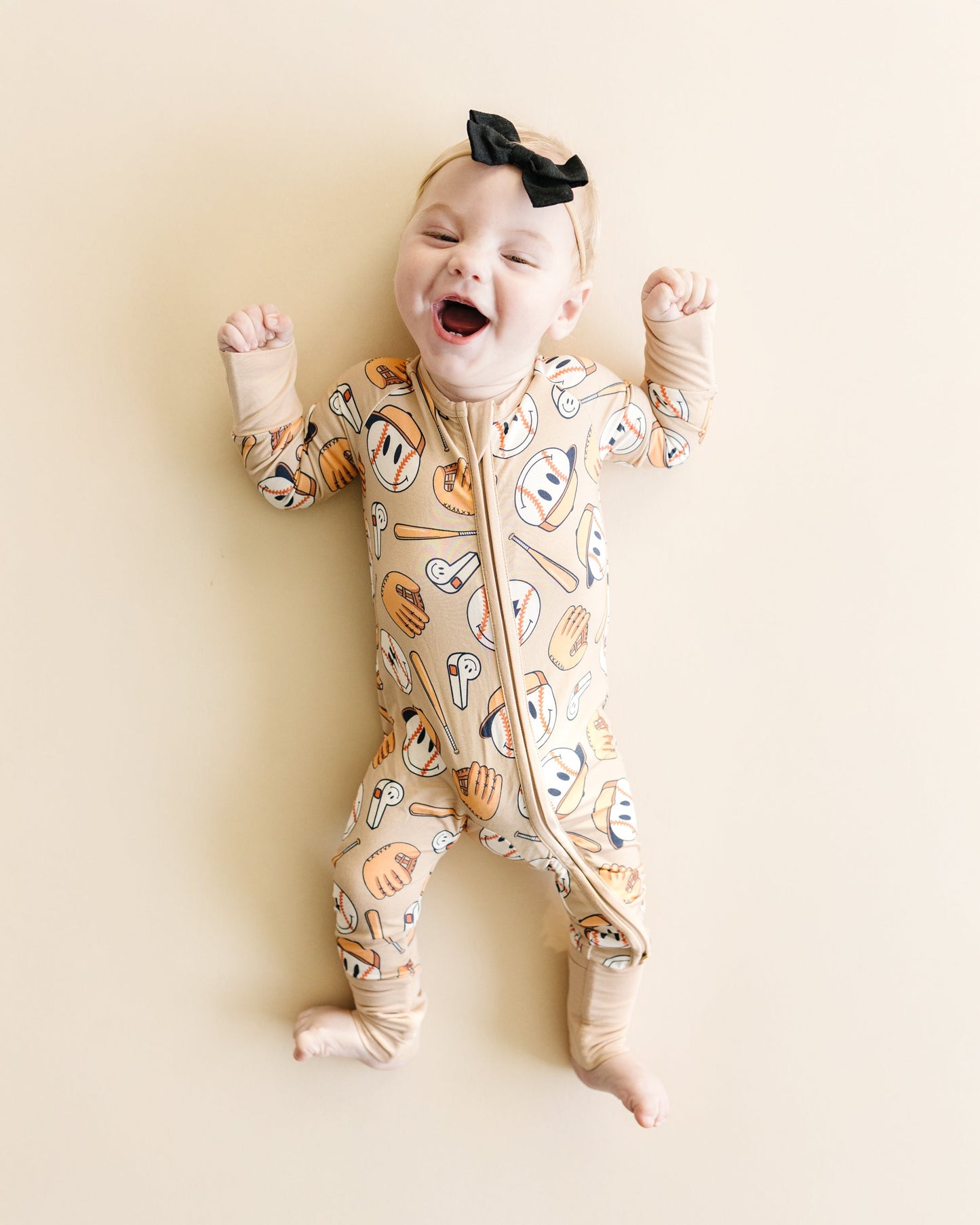 LPK Bamboo Zip Romper - Cool Catch