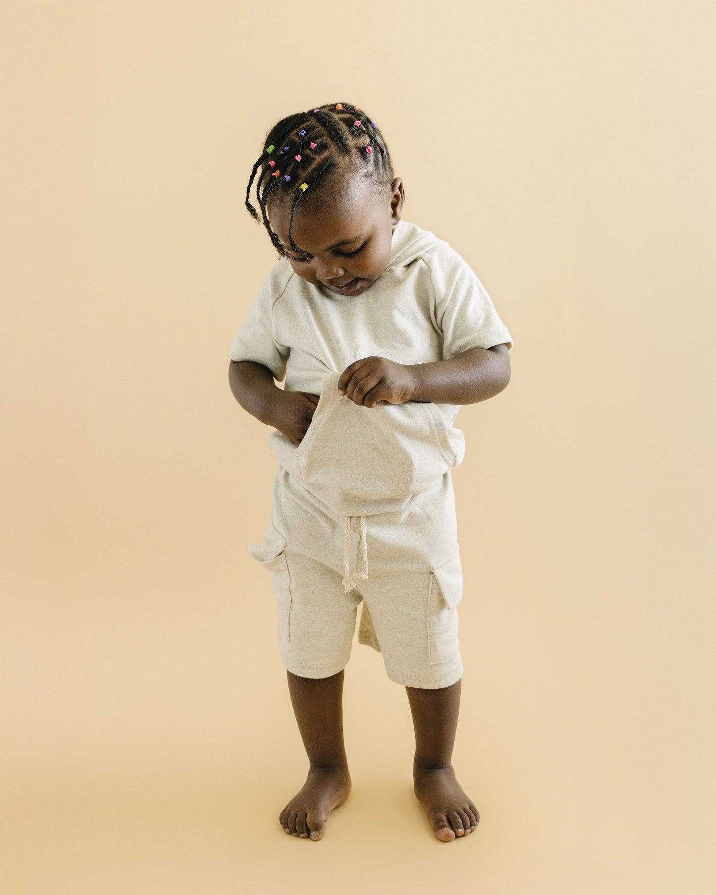 LPK Cargo Shorts Set - Oatmeal