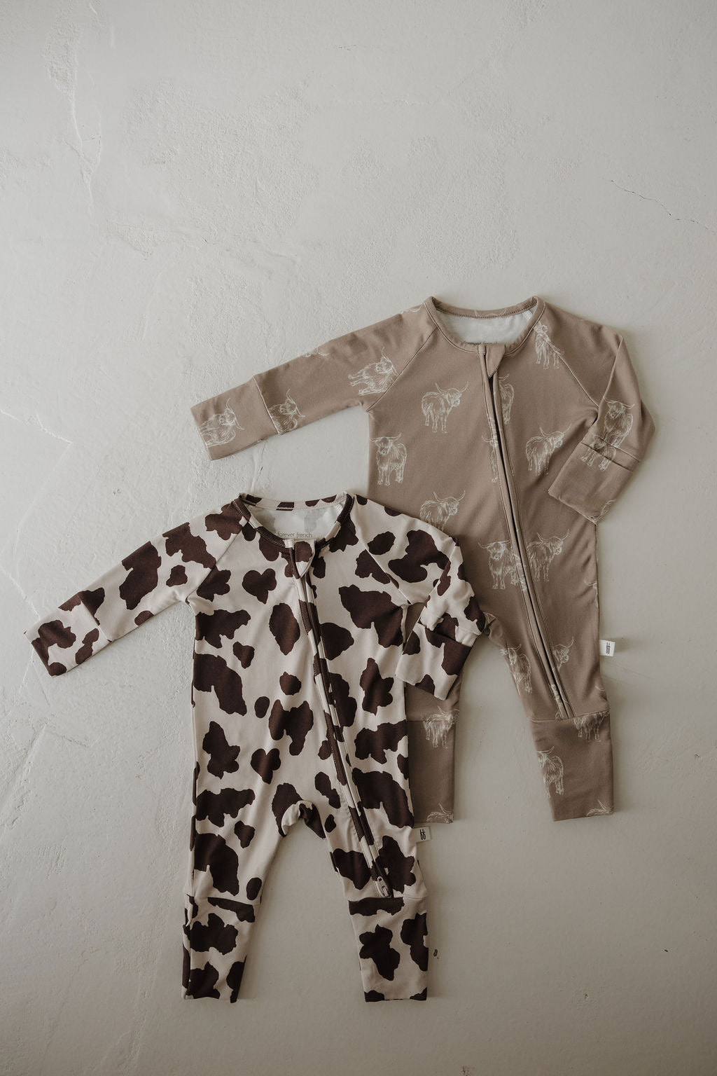 Forever French Bamboo Zip Pajamas - Highland