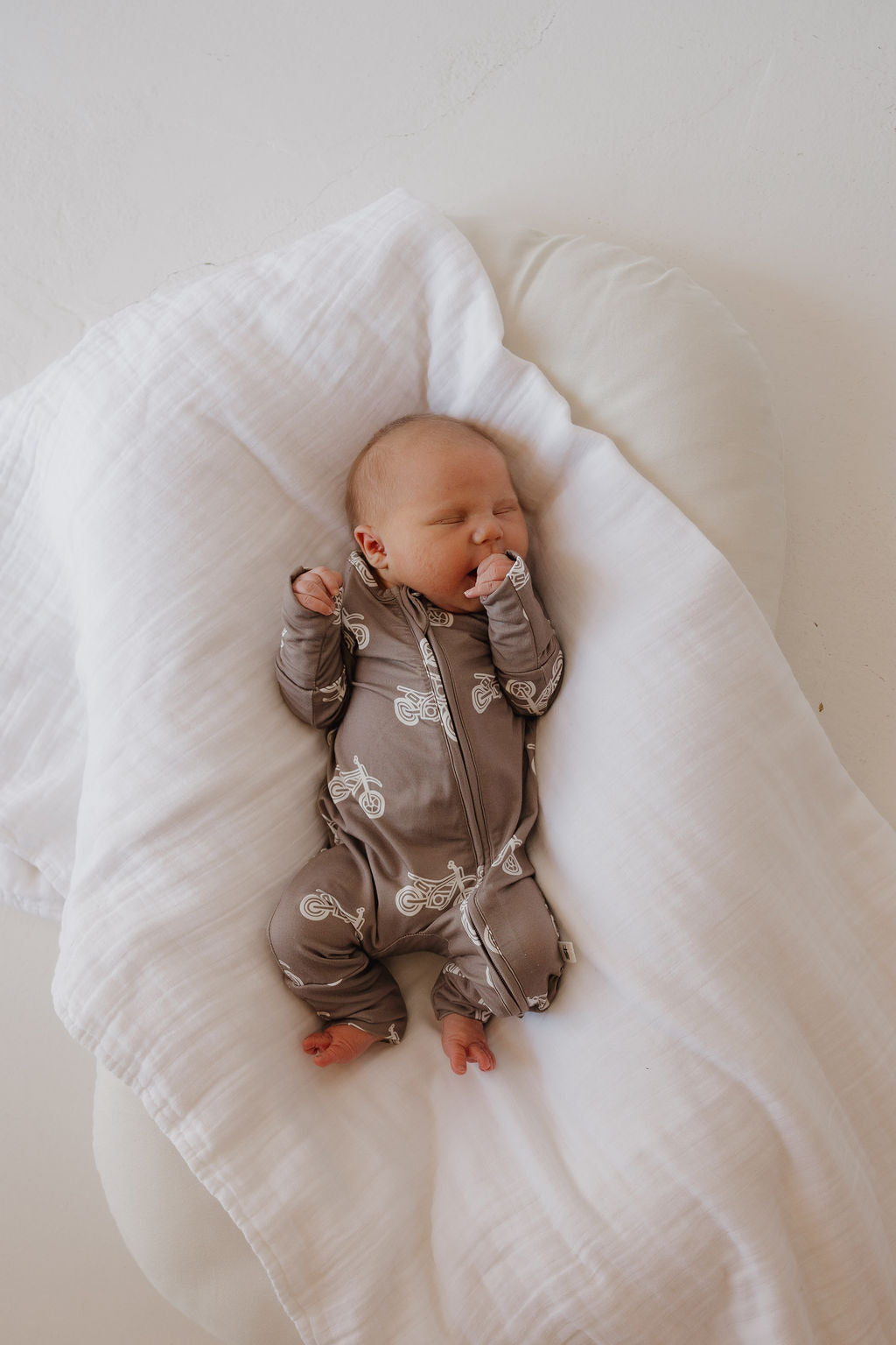 Forever French Bamboo Zip Pajamas - Dirt Bike