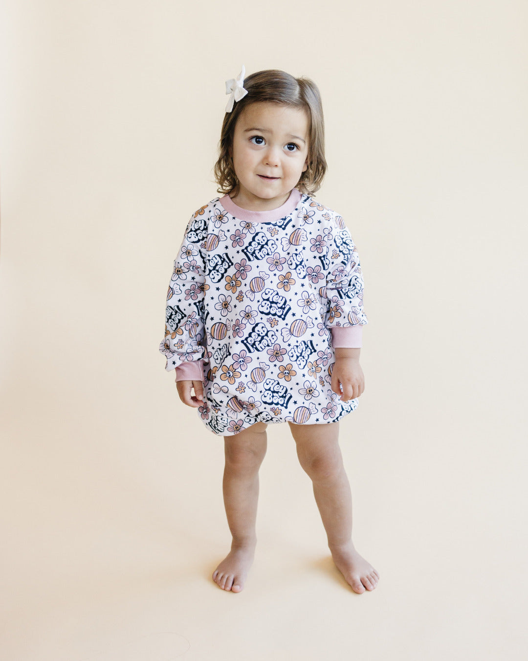 LPK Bubble Romper - Hey Boo