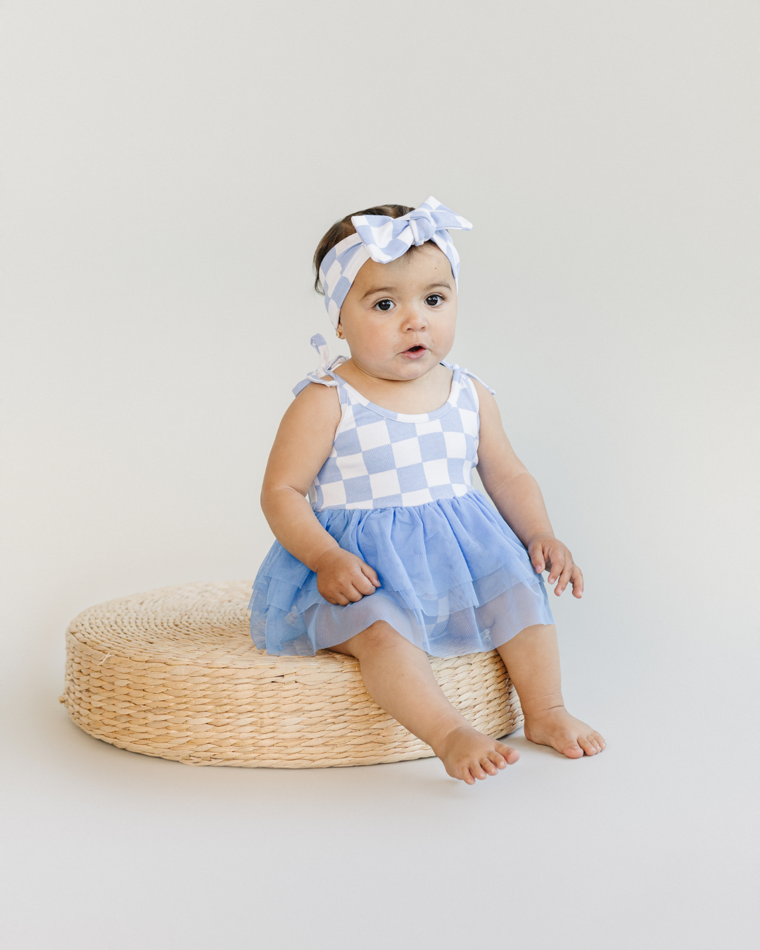 LPK Checkered Headband | Blue