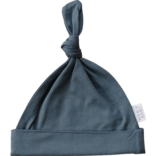 Mebie Baby Bamboo Newborn Knot Hat - Charcoal