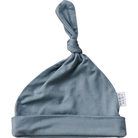 Mebie Baby Bamboo Newborn Knot Hat - Dusty Blue