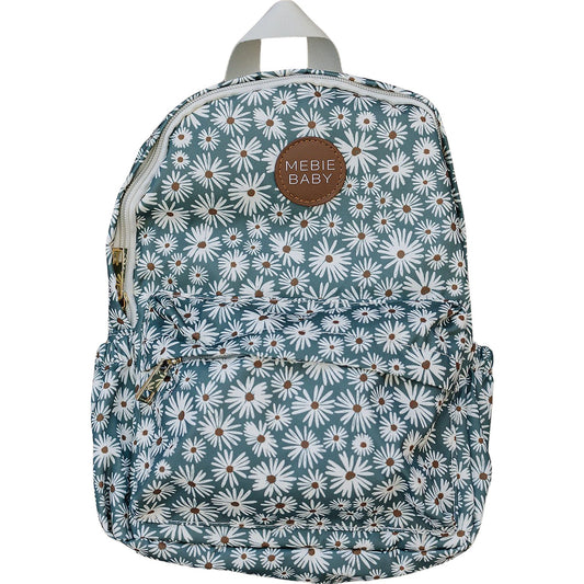 Mebie Baby Mini Backpack - Green Daisy