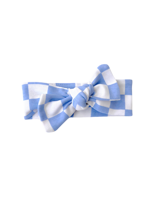 LPK Checkered Headband | Blue