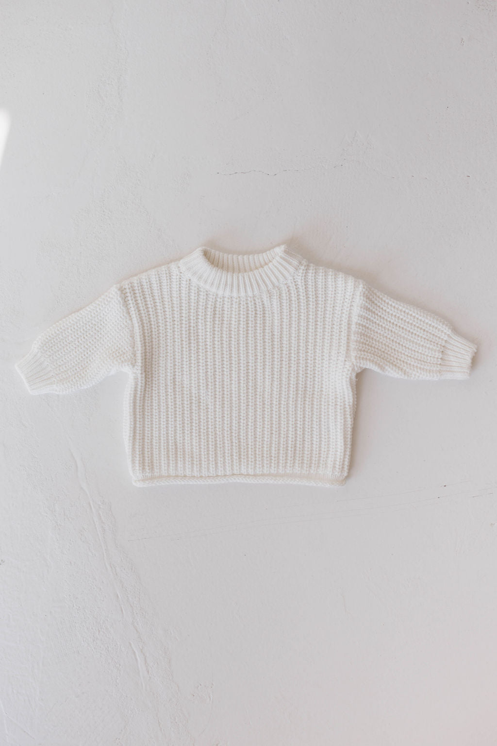 Forever French Knit Sweater - Cloud