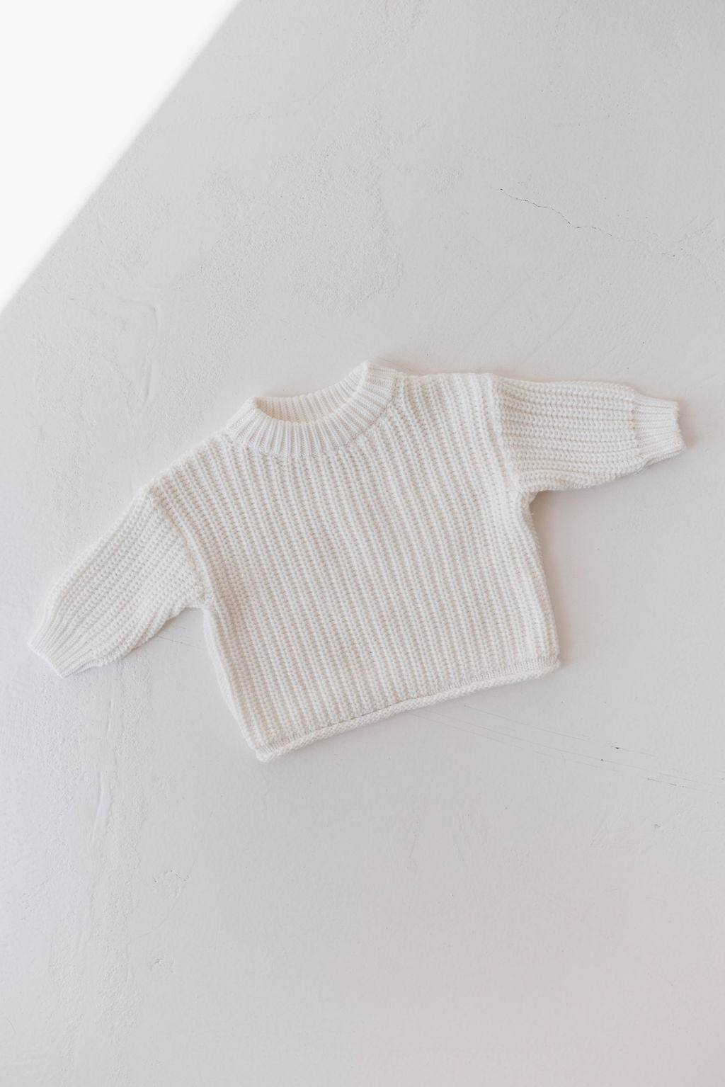 Forever French Knit Sweater - Cloud