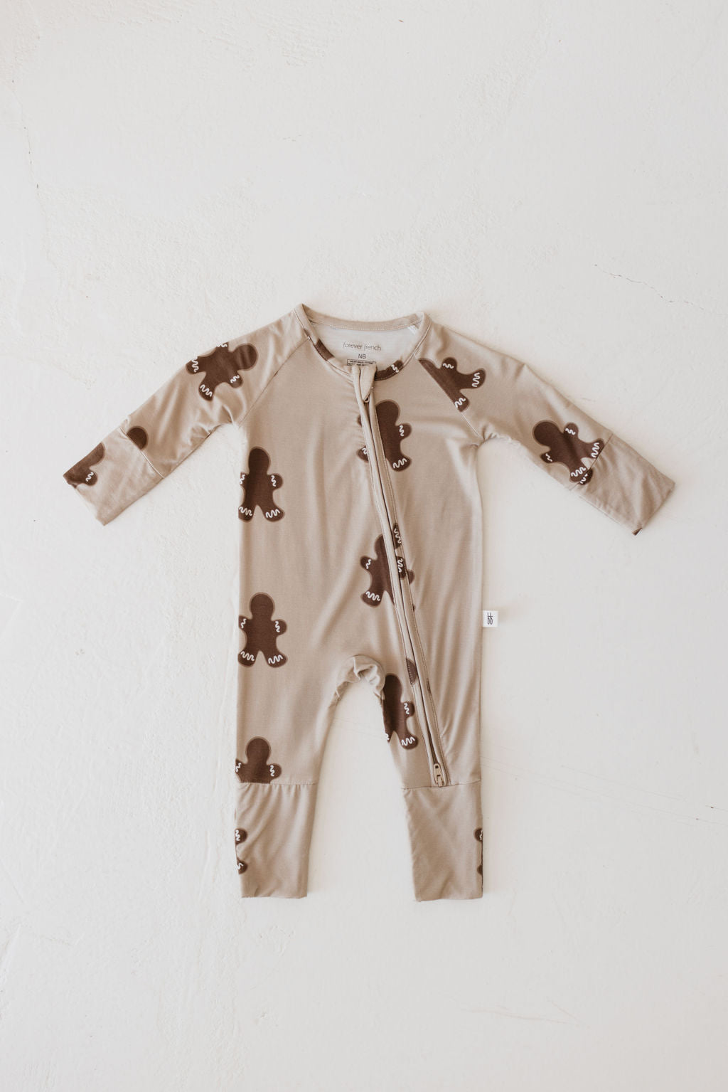 Forever French Bamboo Romper - Gingerbread