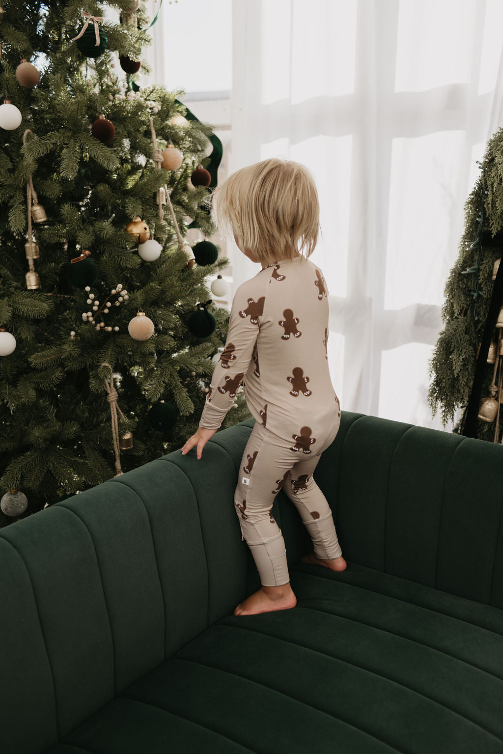 Forever French Bamboo Romper - Gingerbread